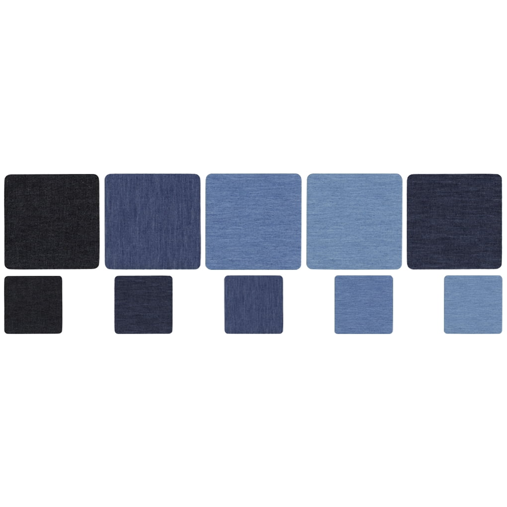 Justhard Jean Fabric Patches Square Rectangular Oval DIY Universal Trim