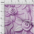 thumbnail image 2 of oneOone Viscose Jersey Dusty Purple Fabric Florals Quilting Supplies Print Sewing Fabric By The Yard 60 Inch Wide, 2 of 7