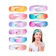 thumbnail image 1 of wonima11 Rainbow Tie Dye 9 Pieces Hairband for Girls - Velvet Fabric Knotted Headbands, Stretch Headbands with Strong Elasticity, Spa and Face Washing Hair Bands, Hair Accessories, 1 of 1