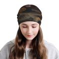 thumbnail image 6 of Vsdgher Vintage Style Elk Slouchy Beanie Hat for Men/Women, Skull Cap Chemo Cap Night Sleeping Cap, 6 of 8
