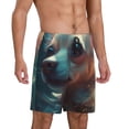 thumbnail image 2 of Fotbe Cute Flower Chihuahua Puppy Pantalones Cortos de Pijama para Hombre, Ropa de Dormir, Pantalones de Pijama Cortos para Hombre-4X-Large, 2 of 6