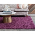 thumbnail image 3 of Shag Laurian Collection Area Rug 2'2"x3' - Eggplant Purple, 3 of 5