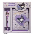 thumbnail image 2 of ZG-Hot SaleSanrio estacionario Kawaii Kuromi My Melody Bloc de notas, conjunto de cuaderno con bolígrafo, diario, cuaderno, página de Color de dibujos animados para estudiante, 2 of 4