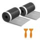 thumbnail image 1 of Tapa de desagüe de ducha recortable Yashi recogedor de pelo gris, 1 of 5