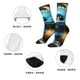 thumbnail image 5 of Balery Adorable Blue Baby Dragon Calcetas Largas con Estampado para Hombre y Mujer – Suaves y Transpirables, Talla Única (US 5-11), 5 of 6