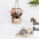thumbnail image 5 of Arte de pared Billuyoard Decoración vintage colgante de planta madera negro, 5 of 6
