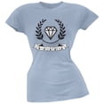 thumbnail image 1 of Shine Light Blue Soft Juniors T-Shirt, 1 of 1