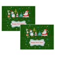 thumbnail image 1 of Oleegame 2 Pcs Napperons de Noël Rustiques Vintage Lavables, 1 of 4