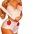 thumbnail image 1 of Bra & Brief Sets Women Lace Racy Underwear Suit Temptation Underwear, 1 of 5