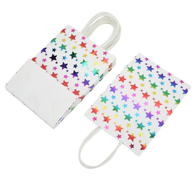 Bolsas de regalo pequeñas Bling Bling 10 piezas Papel de fiesta