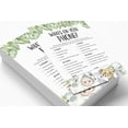 thumbnail image 4 of Inkdotpot 50What'sIn Your PhoneBaby Shower GameCards Safari Jungle Animals Activity CardsPartyIdea Baby Shower Party Supply, 4 of 5