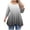 Gray, variant on Plus Size Tops for Women Asymmetrical Hem Flowy Tunic Tee Shirt 3/4 Sleeve Crew Neck Casual Summer Fall Tshirts (XL, Wine)