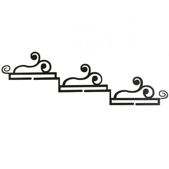 Classic Motifs 23 Inch Scroll Triple Tic Charcoal Craft Holder