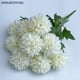 thumbnail image 4 of 9 cabezas de flores artificiales, bola de crisantemo, hortensia, decoración del hogar, ramo de plantas verdes, ramo de novia, decoración de boda DIY, 4 of 4