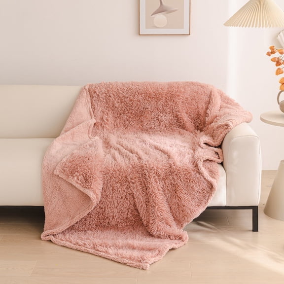 Zhuge Washable Pet Sleeping Mat & Throw Blanket for Small/Medium Dogs, Puppies & Cats, Couch Cover Protection with Soft Fleece, 100*71cm, 1 Piece-Pink