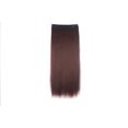 thumbnail image 4 of LELINTA Women 30" Long Straight 3/4 Full Head Clip in Synthetic Hair Extentions 165g Black Brown Blonde, 4 of 4