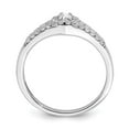 thumbnail image 2 of Auriga 10k White Gold Lab Grown Diamond Complete Halo Engagement Ring for Women Size- 7, 2 of 5