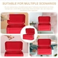 thumbnail image 3 of OULII 1Pack Iron Bread Box Red For Kitchen Countertop With Airtightness And Moisture Protection, 3 of 7