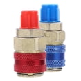 thumbnail image 1 of WHAMVOX 2Pcs Quick Coupler Adapter for Air Conditioning with Metal Material for Automotive Repair, 1 of 4