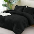 thumbnail image 2 of ANGENIA Black Comforter Sets Queen - 7 Pieces Bed in a Bag Queen Fluffy Lightweight Boho Tufted Bed Sets with Comforter, Sheets, Pillowcases & Shams, 2 of 7