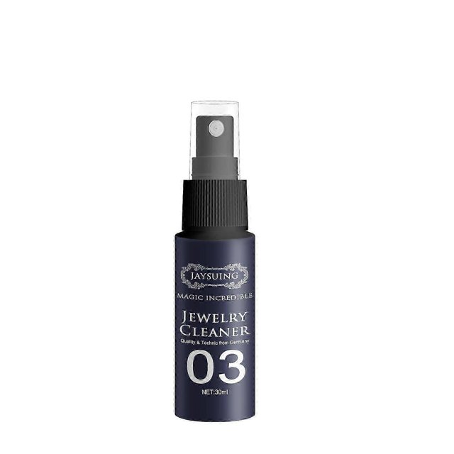 Limpiador de joyas Jaysuing, descontaminación de correas de reloj, limpiador de mantenimiento, agente limpiador de anillos de diamantes - 30 ml