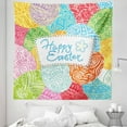 thumbnail image 1 of Easter Tapestry, Hand Drawn Eggs with Ornamental Motifs Colorful Spring Season Holiday Design, Fabric Wall Hanging Decor for Bedroom Living Room Dorm, 5 Sizes, Multicolor, by Ambesonne, 1 of 1