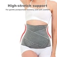thumbnail image 2 of Sunveno Postpartum Support Recovery Belly Wrap Waist Postpartum Support Belts, Gray, S/M, 2 of 10
