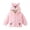 Pink C, variant on Stamzod Toddler Clothes Girls Boys Cute Bear Ear Hooded Fleece Jacket Casual Warm Zip Up Sherpa Winter Coat with Pockets Blue B 1-2Years