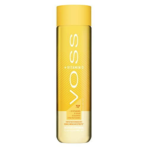 VOSS Plus Vitamin D Pure, Premium Water With Vitamin D & Electrolytes