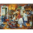 thumbnail image 2 of Bell, Bill 32x26 Black Ornate Wood Framed with Double Matting Museum Art Print Titled - The Dentist, 2 of 4