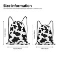 thumbnail image 3 of Kuqiui Milk Cow Print Drawstring Backpack Drawstring Bags,Draw String Back Bag Drawstring Bags for Sports,Gym,Travel,Swimming,Beach, 3 of 8