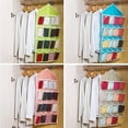 thumbnail image 5 of Joernso 16 Pockets Clear Over Door Hanging Bag Shoe Rack Hanger Storage Organizer, 5 of 8