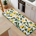 thumbnail image 5 of Yellow Lemon Fruit Flowers White Pattern Kitchen Rug Mat,Kitchen Runner Rugs Non Skid Washable,Decorative Kitchen Floor Mats for Kitchen,Sink,Laundry,17"x47.2", 5 of 7