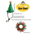 thumbnail image 3 of Pet Clothes Holiday Hat And Scarf For Cats Festive Outfit, 3 of 5