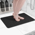 thumbnail image 1 of Alfombrilla de bañera antideslizante Hargiis de secado rápido para bañera y ducha, 1 of 6