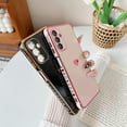 thumbnail image 4 of Galaxy A54 5g Case, for Samsung Galaxy A54 Case Women Girls Cute Design Soft Silicone Camera Protection Protective Lovely Heart Phone Case for Galaxy A54 5g (Pink) (Black), 4 of 14