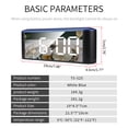 thumbnail image 3 of Led Alarm Clock 12/24 Hour Backlight Modes Function Clock Accessory for Home Festival New Year Party Background, 3 of 9