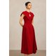 thumbnail image 2 of Vestido Bellabarnetten Verna Halter Folds Maxi para mujer, 2 of 6