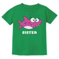 thumbnail image 1 of Tstars Girls Big Sister Shirt Lovely Shark Shirt for Sister Best Sister Cute B Day Gifts for Sister Graphic Tee Gift for Big Sister Funny Sis Toddler Kids Birthday Gift Party T Shirt, 1 of 6