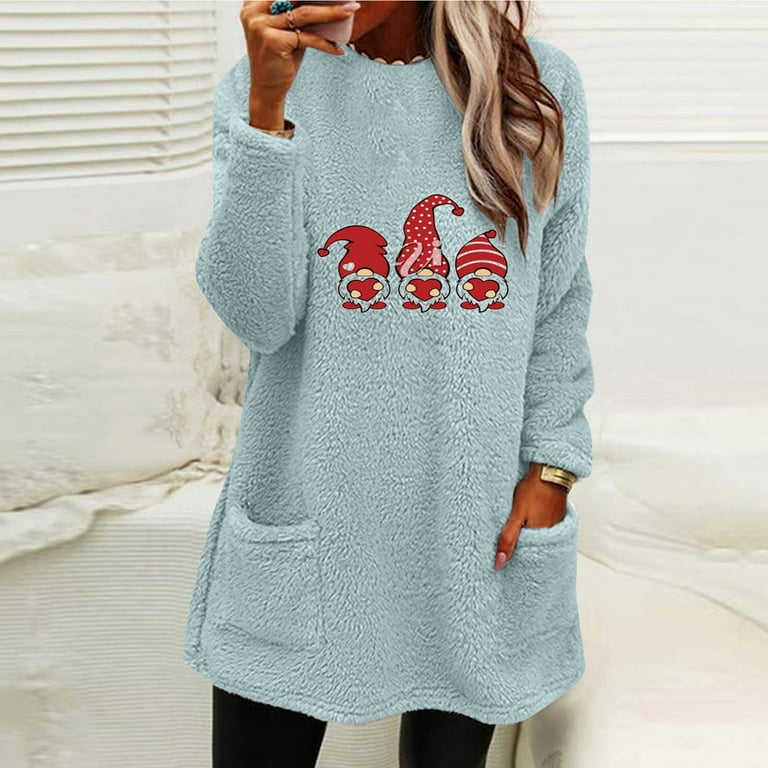 Women's fuzzy shop fleece pullover