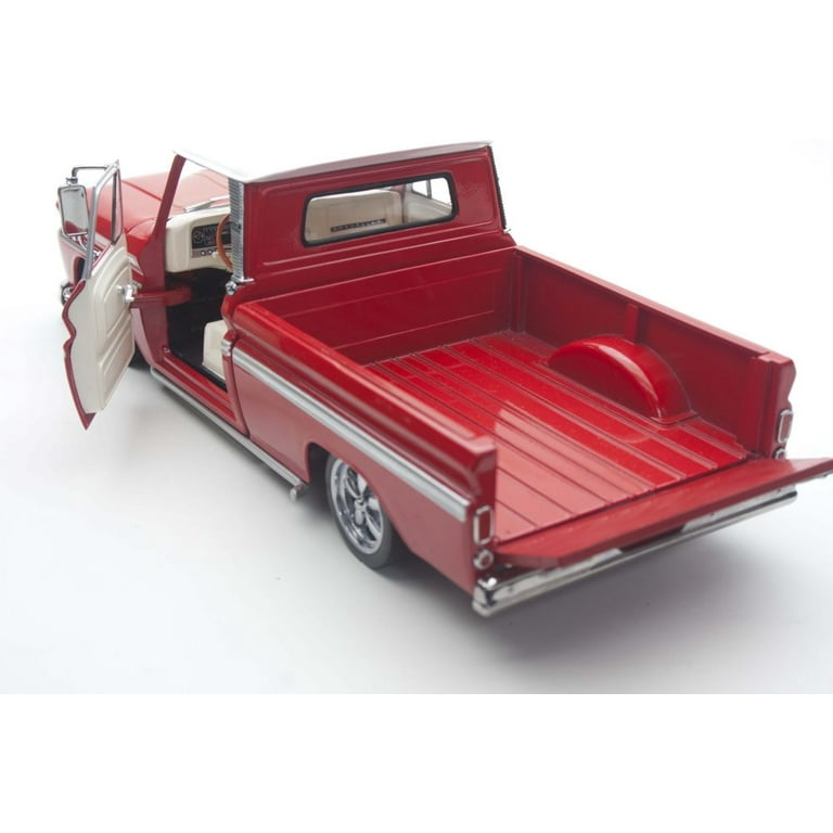 1965 Chevy C-10 Styleside Pickup Lowrider, Red - Sun Star 1365 - 1
