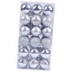 thumbnail image 1 of 36 piezas de adornos, decoraciones para árboles de Navidad, bolas de Navidad para árboles de Navidad Plata, 1 of 9