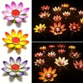 thumbnail image 3 of Floating Lanterns Floating Candles Light,Assorted Tealight Candle Lanterns,Colorful Artificial with Floating Rea, 3 of 8