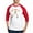Red/White, variant on CafePress - Oh, Snap Wishbone Baseball Jersey - Cotton Baseball Jersey, 3/4 Raglan Sleeve Shirt