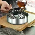 thumbnail image 4 of Mosquito Coils Holder Stainless Steel Mosquito Coil Box With Cover Round Mosquito Coil Tray Easy To Clean Anti-Mosquito Supplies, 4 of 5
