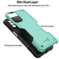 thumbnail image 3 of CoverON For Motorola Moto G 5G 2022 Case, Military Grade Heavy Duty Rugged Phone Cover Grip, Green, 3 of 10