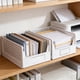 thumbnail image 4 of Cesta Apilable para Guardarropa | Organizador de Plástico Plegable | Cajón Impermeable | Ahorra Espacio para Guardar Sombreros, Ropa y Juguetes | para Dormitorio, Baño, Cocina y Oficina, 4 of 6