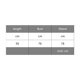 thumbnail image 2 of VISgogo, camiseta para mujer, Tops texturizados, manga corta, solapa, cierre de botón frontal, dobladillo curvo, ropa informal estilo lechuga, Tops VISgogo moda, 2 of 2
