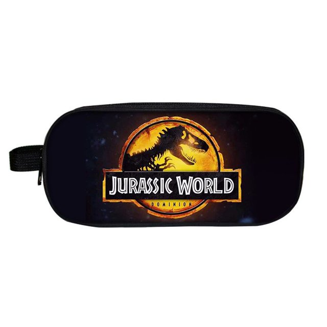 Mochila Para Niños Jurassic World Con Estampado De Dinosaurios , Nueva Bolsa De Lápices Y Niñas