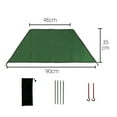 thumbnail image 2 of Outdoor Camping Windbreak Wind Blocker Canvas Windscreen Patio Privacy Shield, 2 of 5